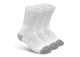 Bunion Relief, Padded Ankle Sock - White/Light Gray