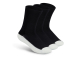 Casual/Dress Diabetic Sock - Black/White